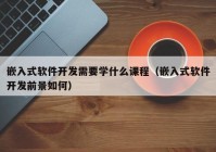 嵌入式軟件開(kāi)發(fā)需要學(xué)什么課程（嵌入式軟件開(kāi)發(fā)前景如何）