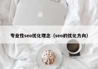 專(zhuān)業(yè)性seo優(yōu)化理念（seo的優(yōu)化方向）